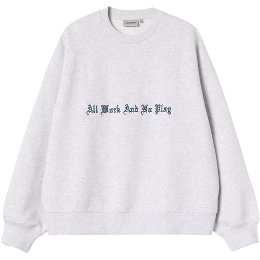 Felpa Carhartt WIP No Play Sweat GRIGIO