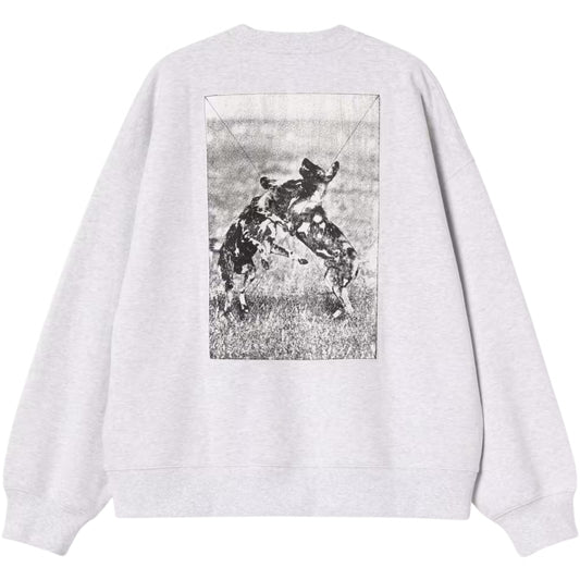 Felpa Carhartt WIP No Play Sweat GRIGIO