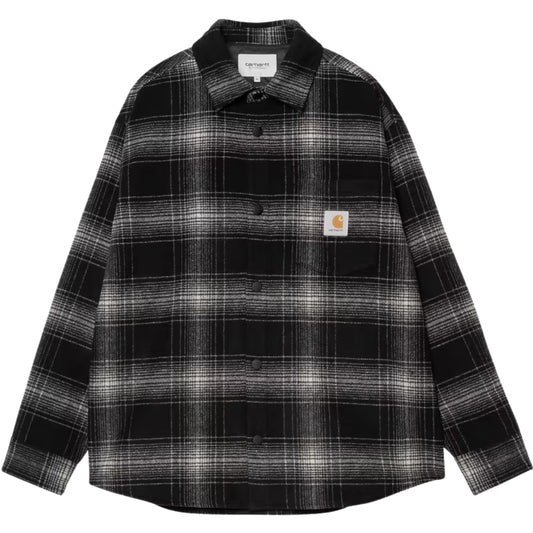 Giacca Carhartt WIP Brennan Shirt Jacket NERO
