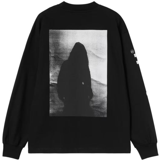Maglietta Carhartt WIP W' L/S Archive Script Tee NERO