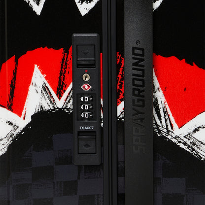 Valigia Sprayground Scribble Shark Carry On Luggag UNICO