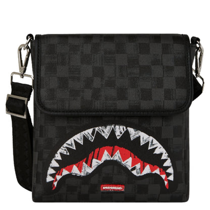 Marsupio Sprayground Scribble Shark Messenger Bag UNICO