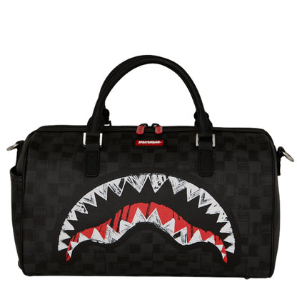 Borsone Sprayground Scribble Shark Mini Duffle UNICO