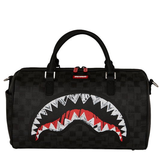 Borsone Sprayground Scribble Shark Mini Duffle UNICO