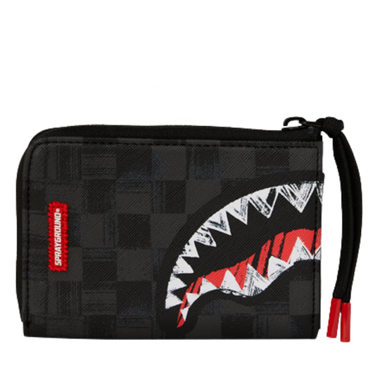 Portafoglio Sprayground Scribble Shark Wallet UNICO