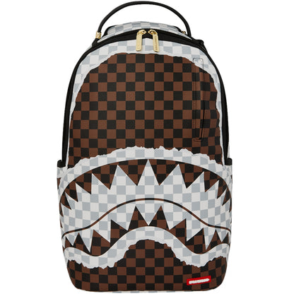 Zaino Sprayground Cream Brown Tear Check Backpack UNICO