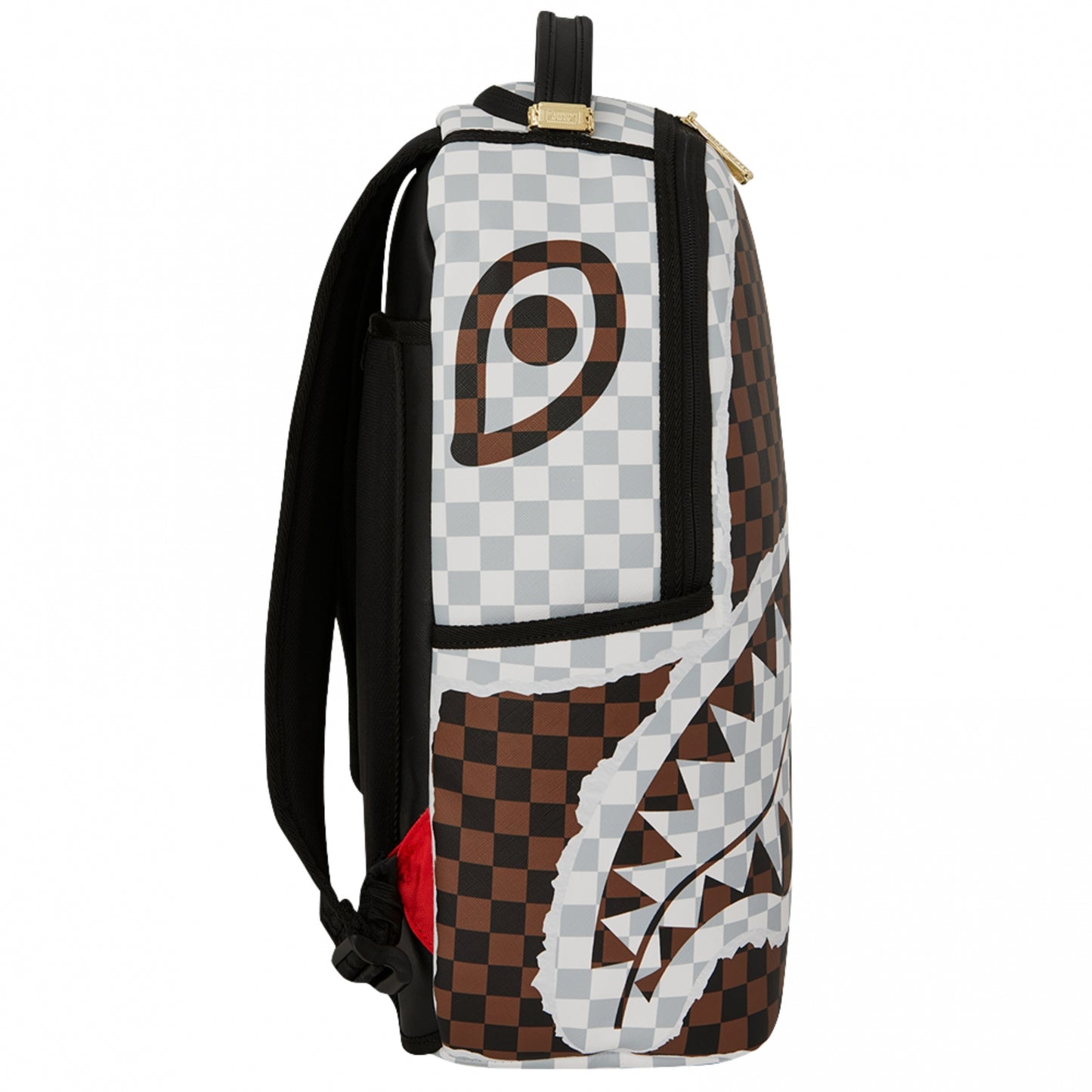 Zaino Sprayground Cream Brown Tear Check Backpack UNICO