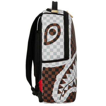 Zaino Sprayground Cream Brown Tear Check Backpack UNICO