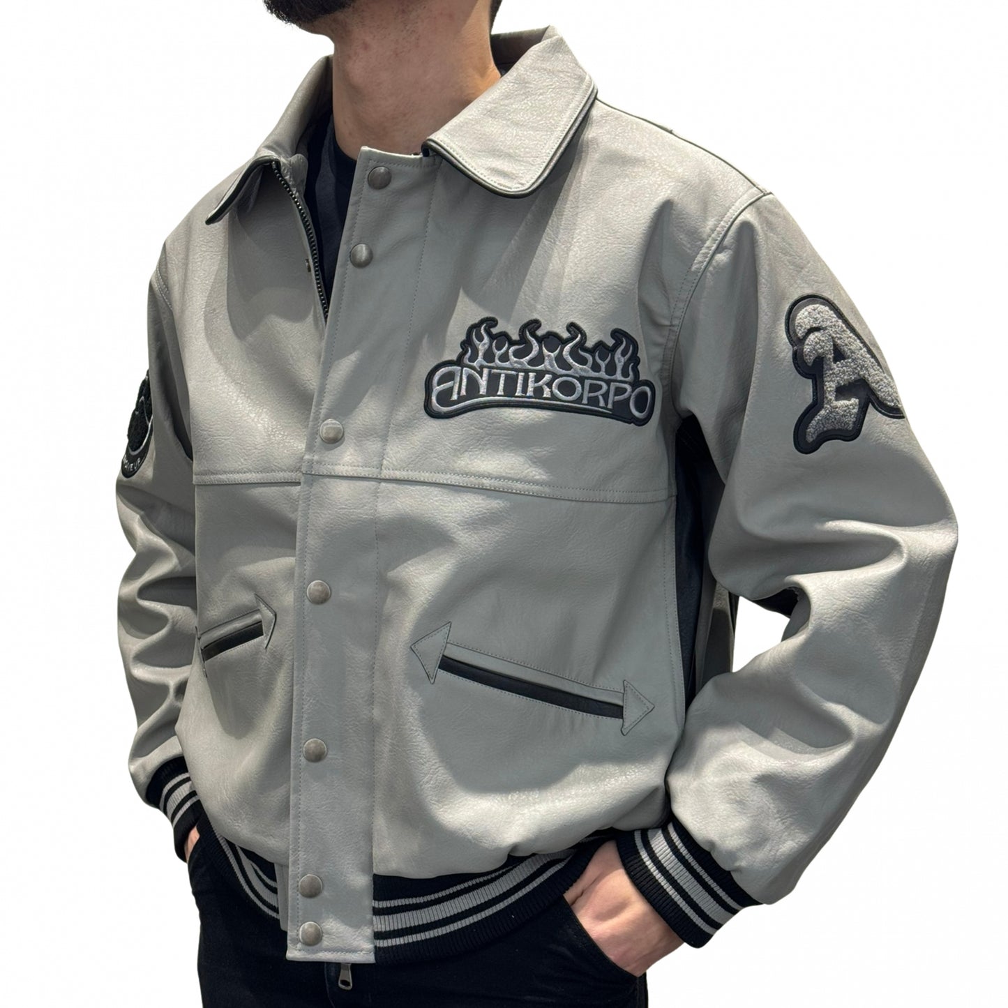 Giubbino Antykorpo Leather Jacket