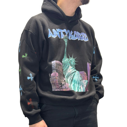 Felpa Antikorpo Hoodie NERO