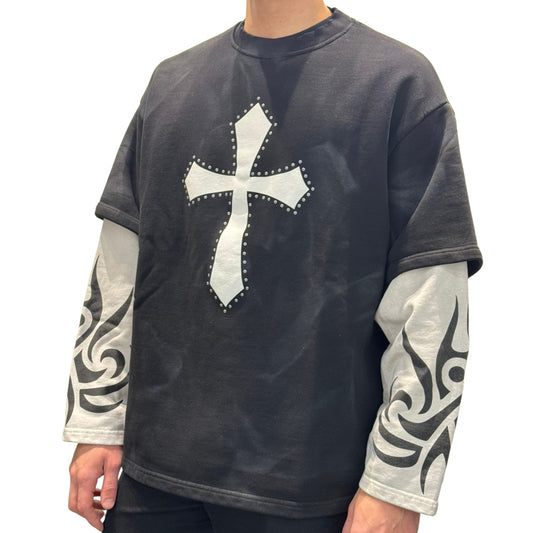 Felpa Antykorpo Crewneck Nero