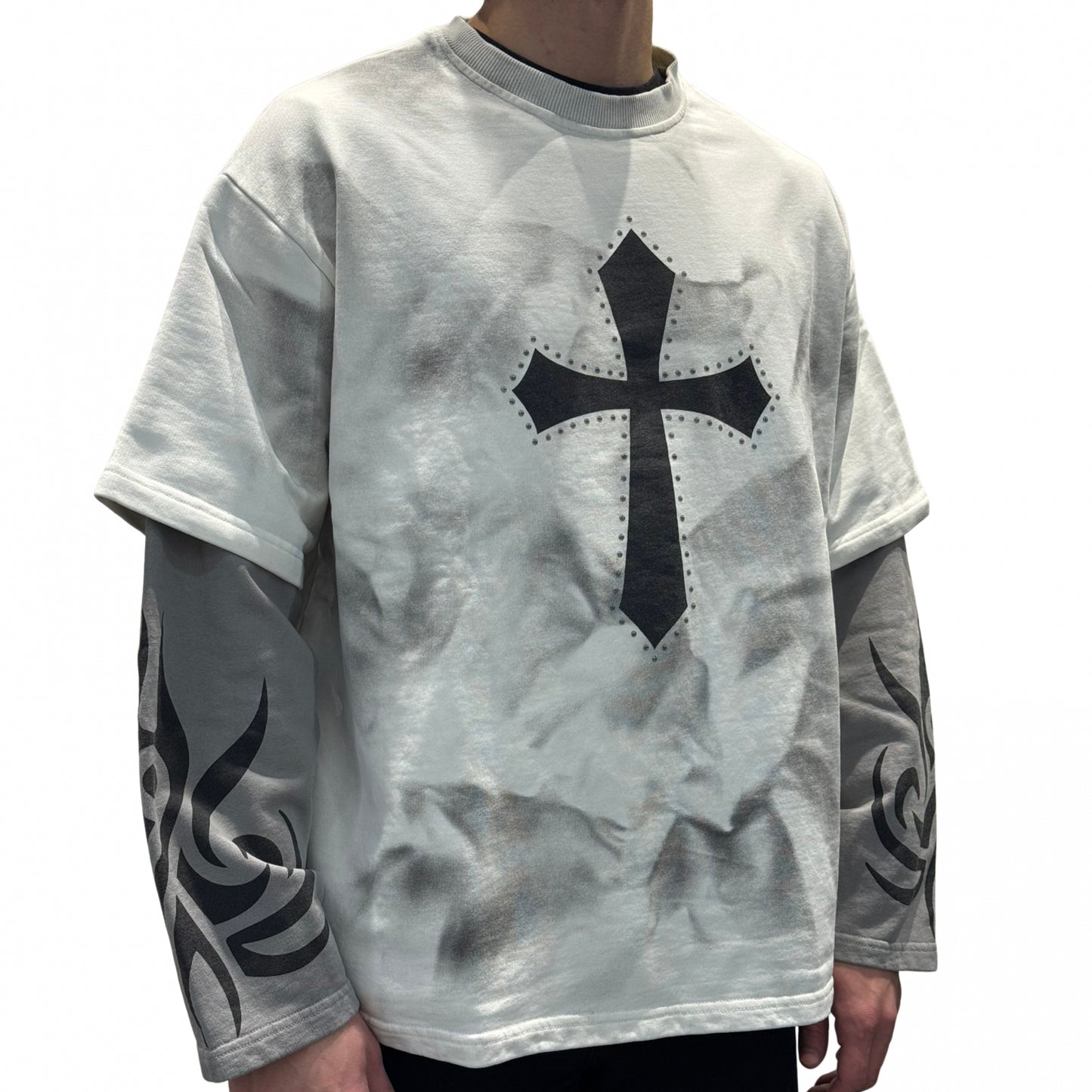 Felpa Antykorpo Crewneck Bianco