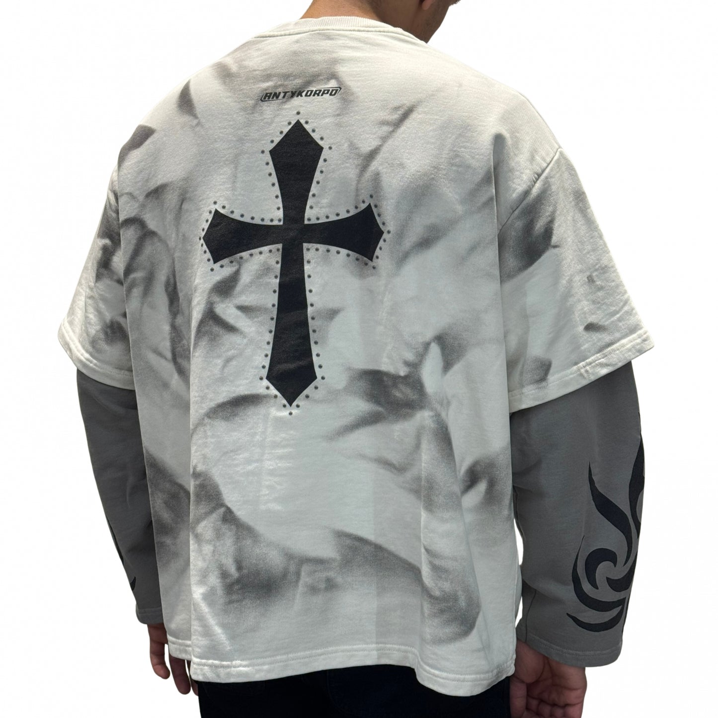 Felpa Antykorpo Crewneck Bianco