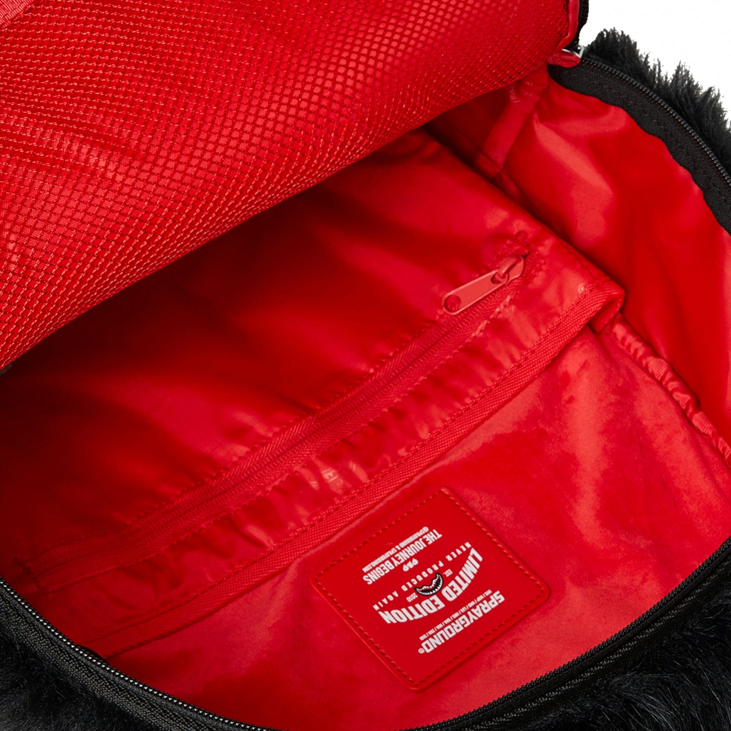 Zaino Sprayground Fur Cray Black Backpack