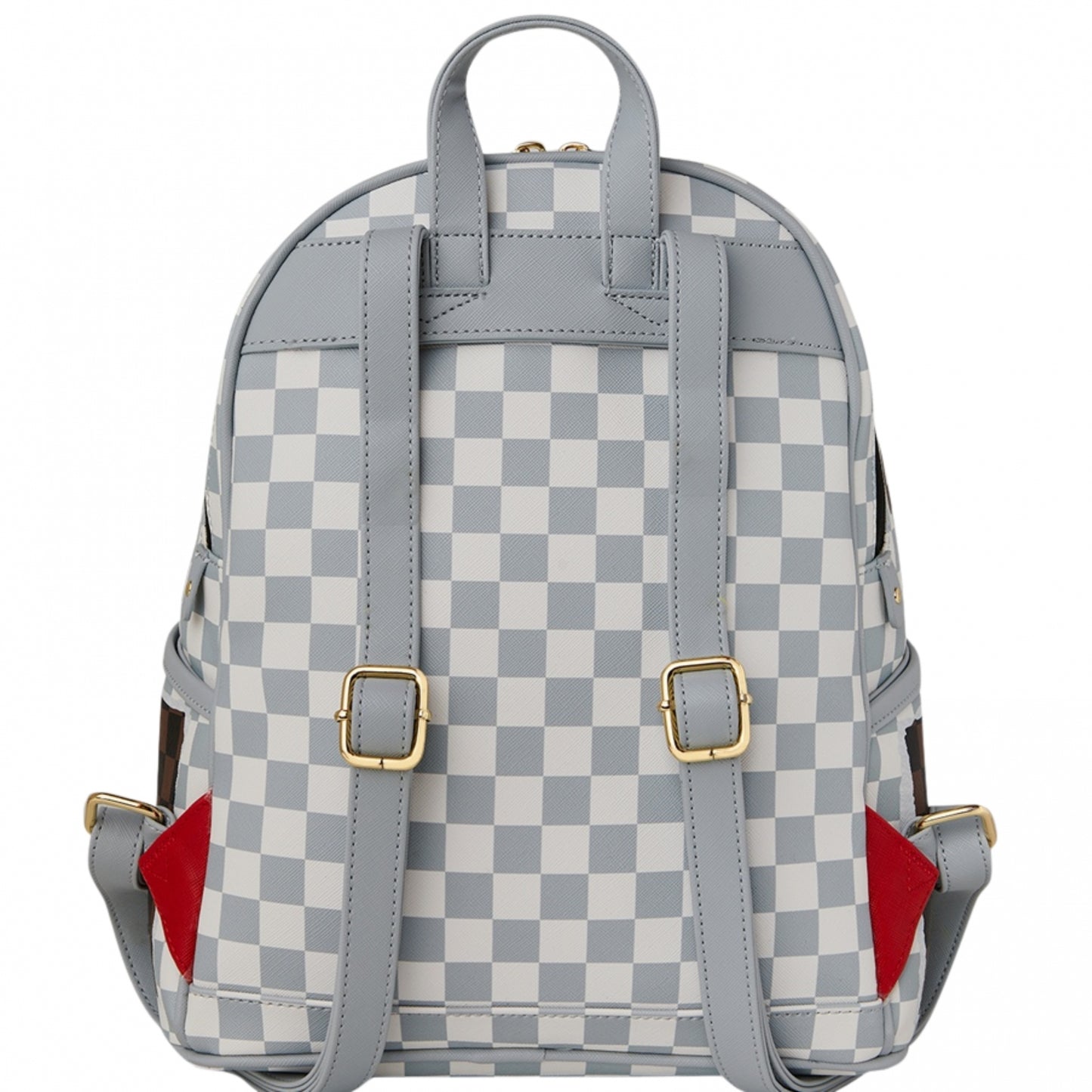 Zainetto Sprayground Cream Brown Tear Check Savage Backpack