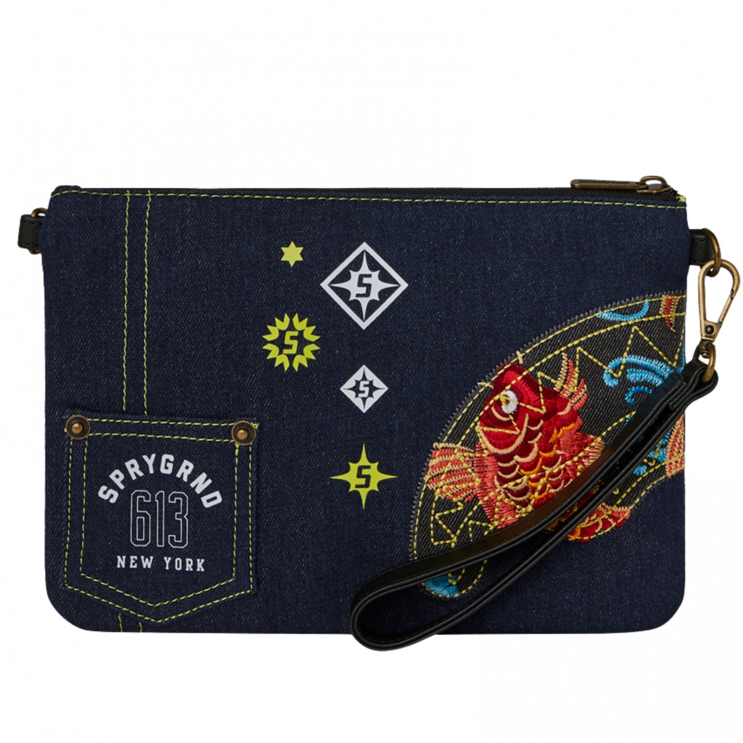 Marsuio Sprayground Evisu Style Crossover Clutch