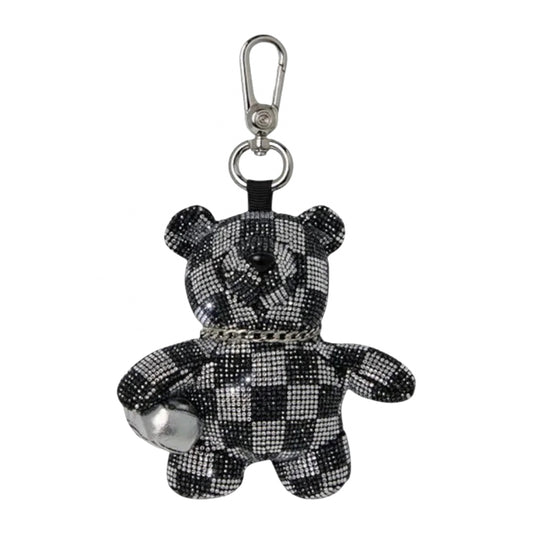 Portachiavi Gold Diamond Tear Bear Cub Keychain