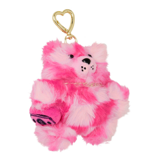 Portachiavi Sprayground Pink Fur Check Bear Cub Ke