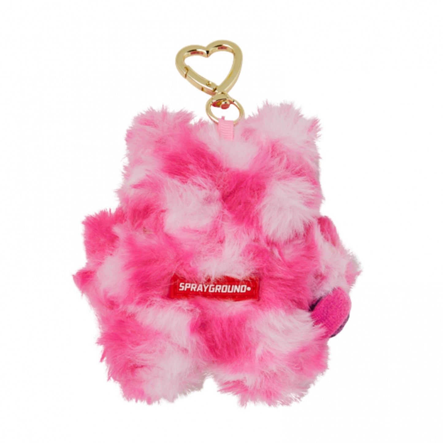 Portachiavi Sprayground Pink Fur Check Bear Cub Ke