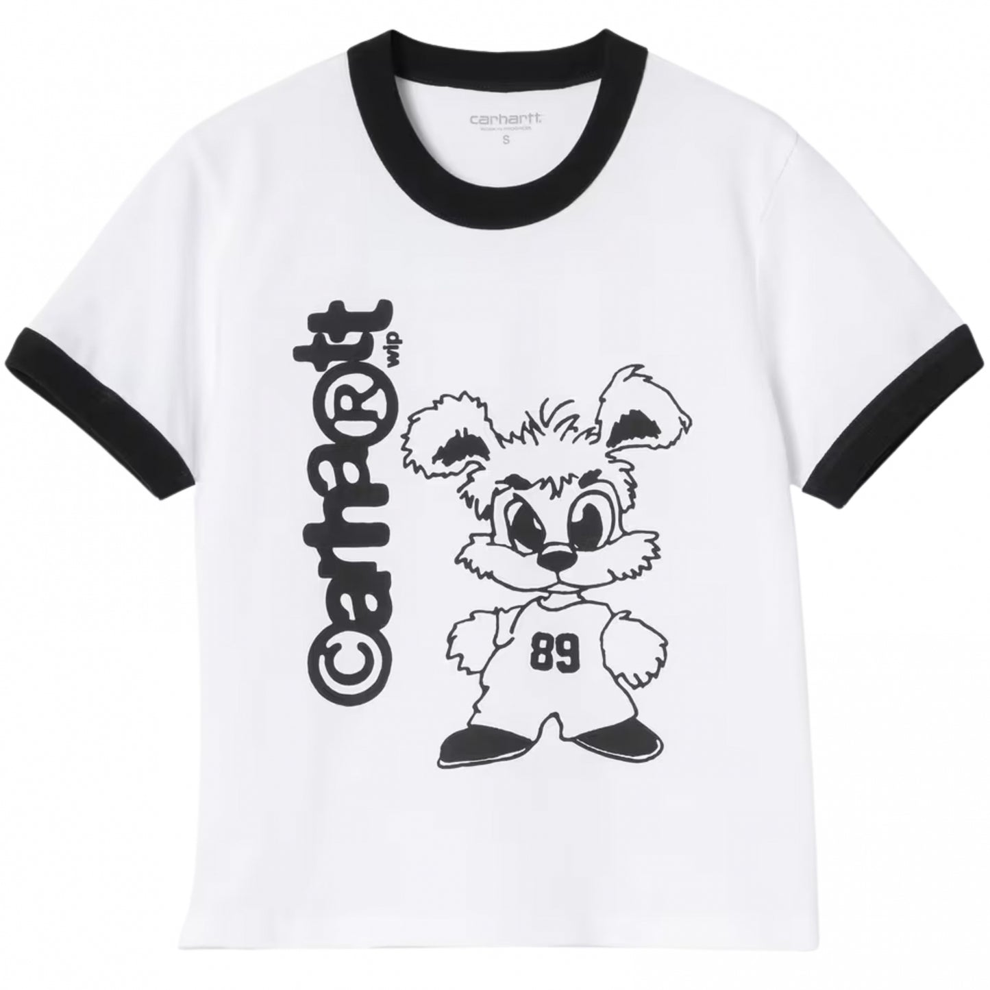Maglietta Carhartt WIP S/S IP Ringer Tee BIANCO