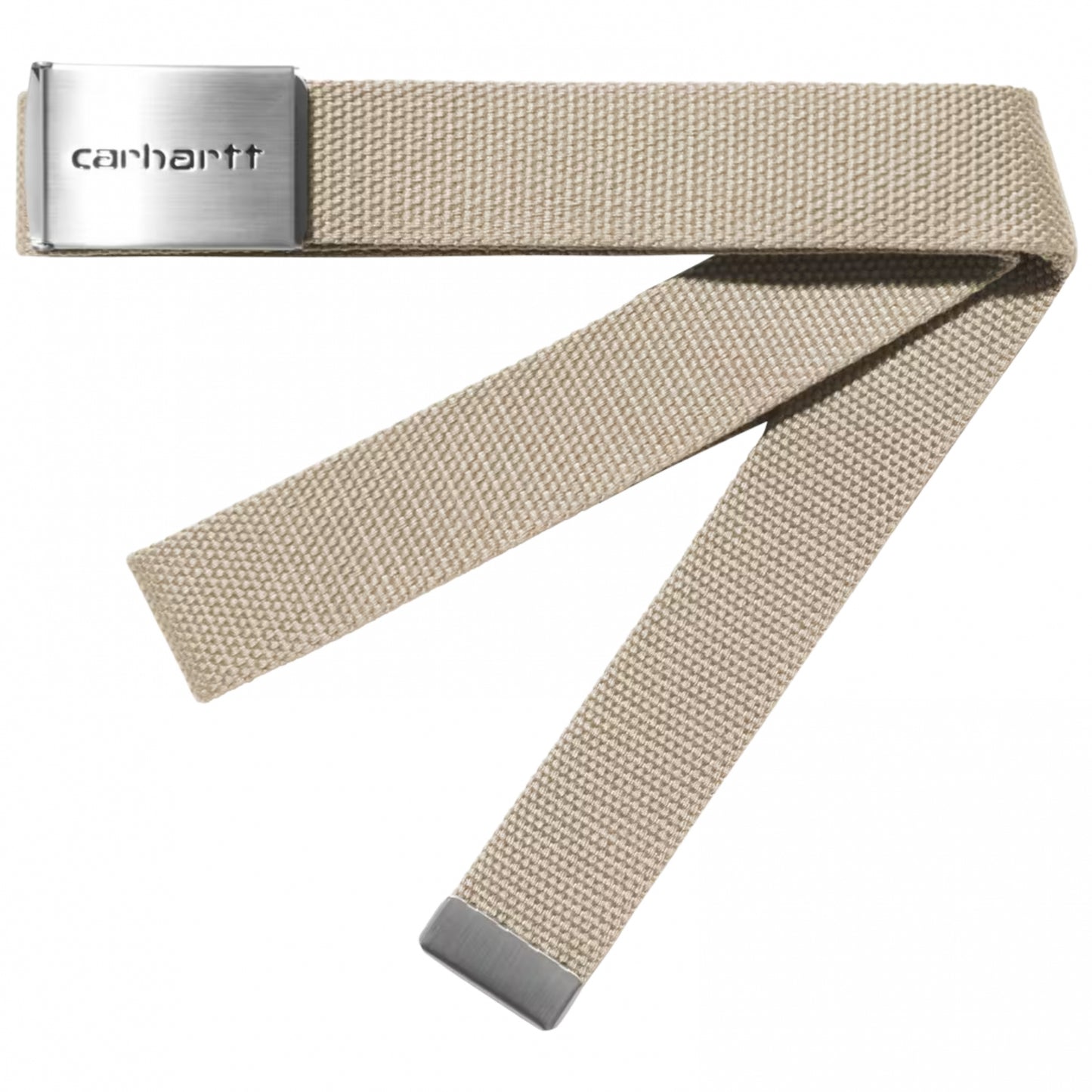 Cintura Carhartt WIP Clip Belt Chrome BEIGE