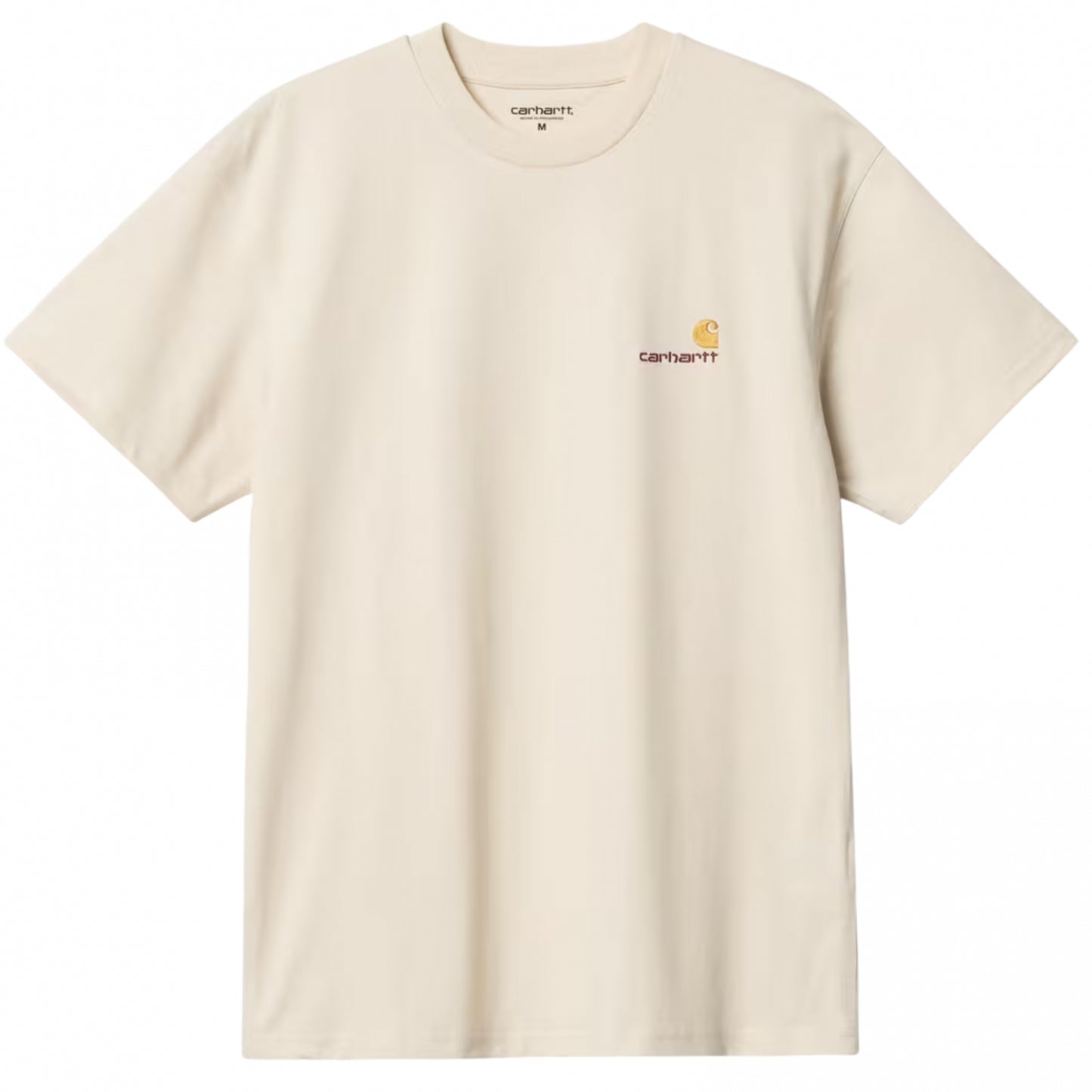 Maglietta Carhartt WIP SS American Script Tee BEIGE