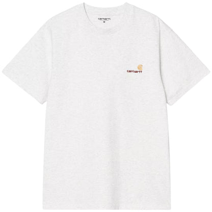 Maglietta Carhartt WIP SS American Script Tee GRIGIO