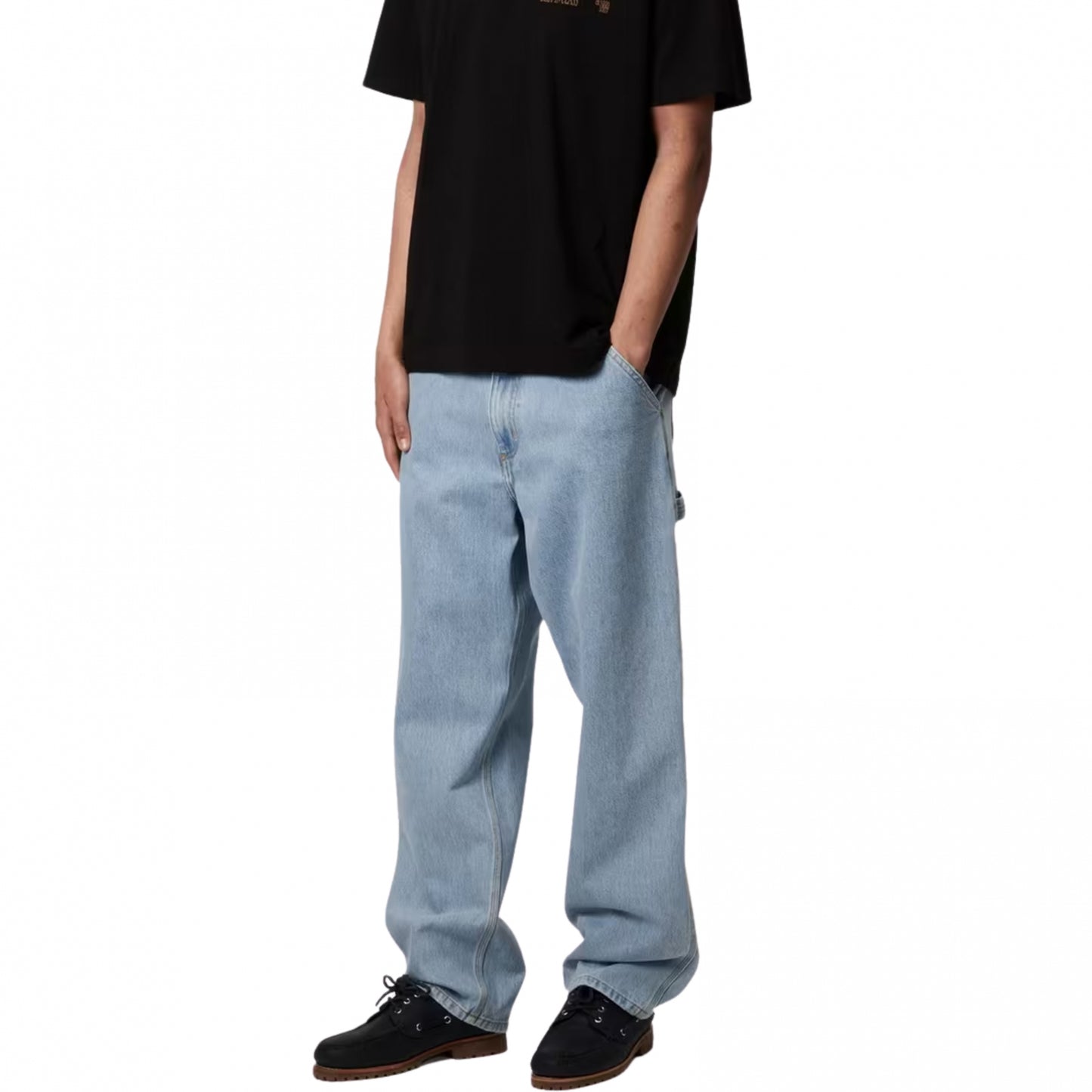 Pantalone Carhartt WIP Single Knee Pant BLU