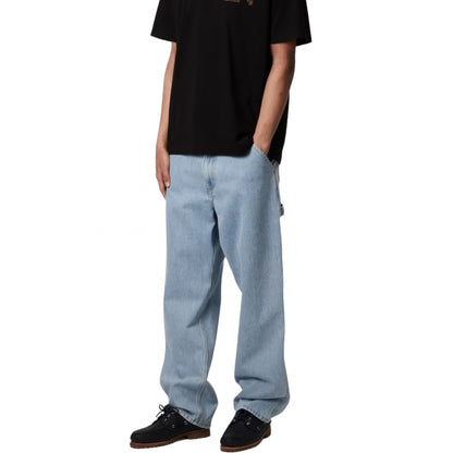 Pantalone Carhartt WIP Single Knee Pant BLU