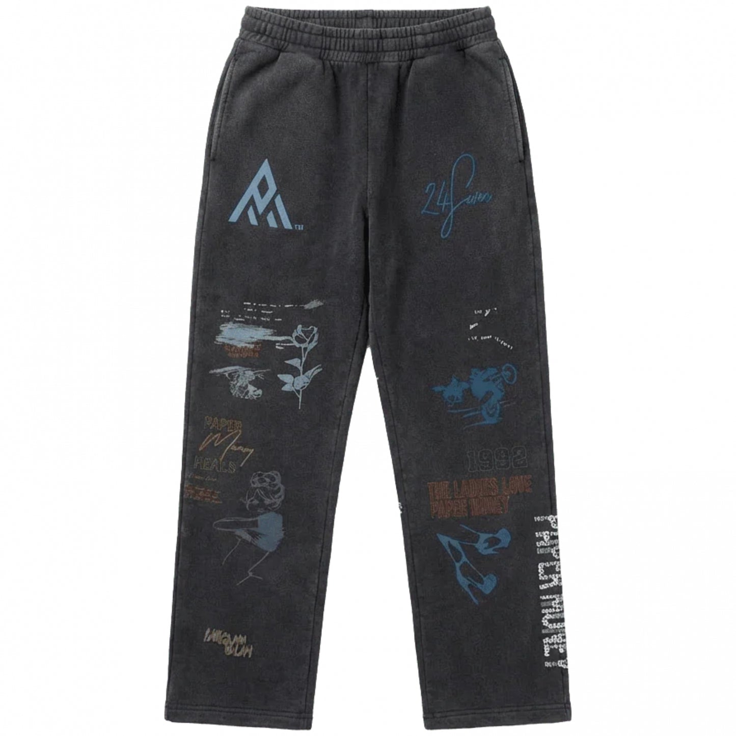 Pantalone Paper Money International Jogger NERO