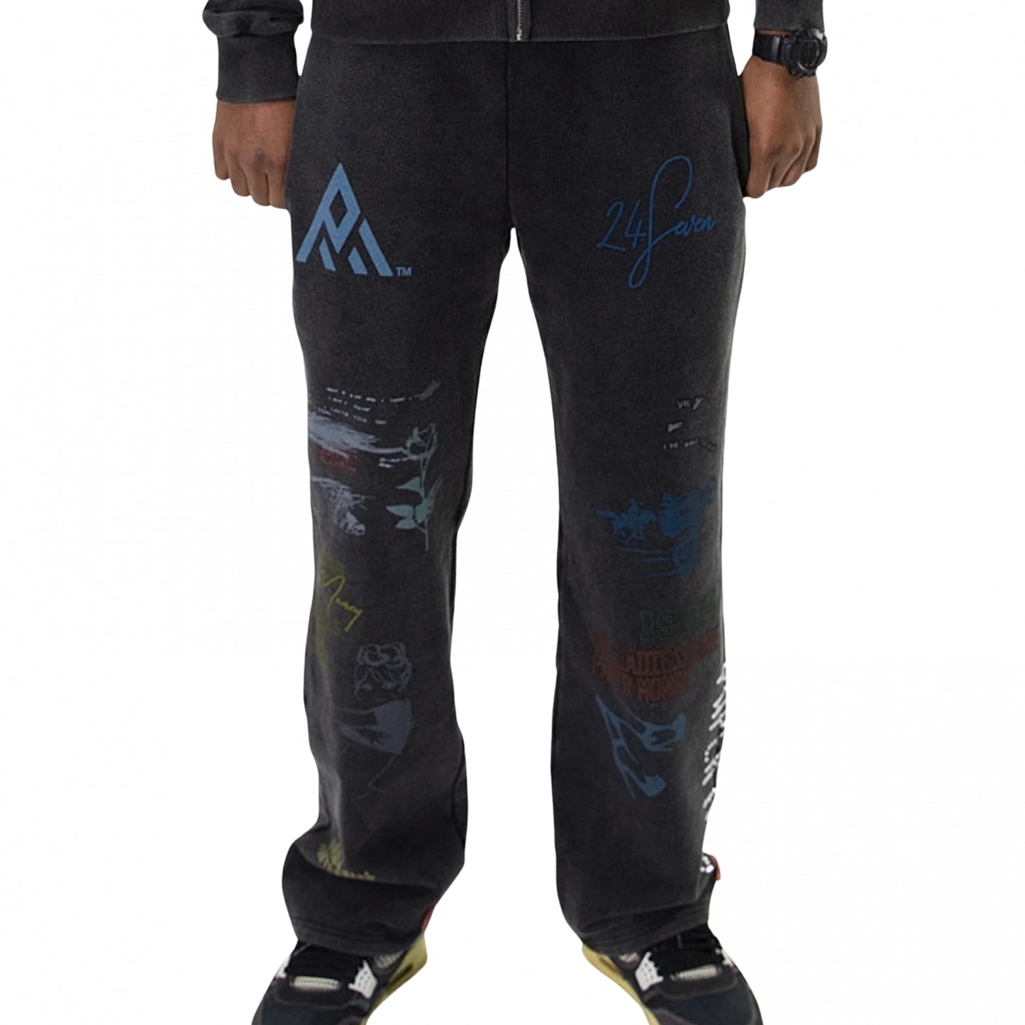 Pantalone Paper Money International Jogger NERO