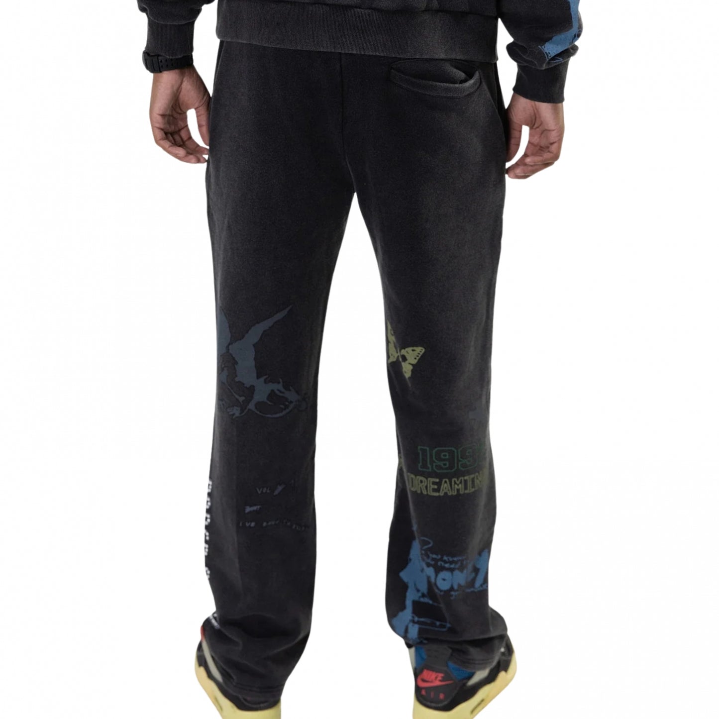 Pantalone Paper Money International Jogger NERO