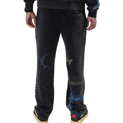 Pantalone Paper Money International Jogger NERO