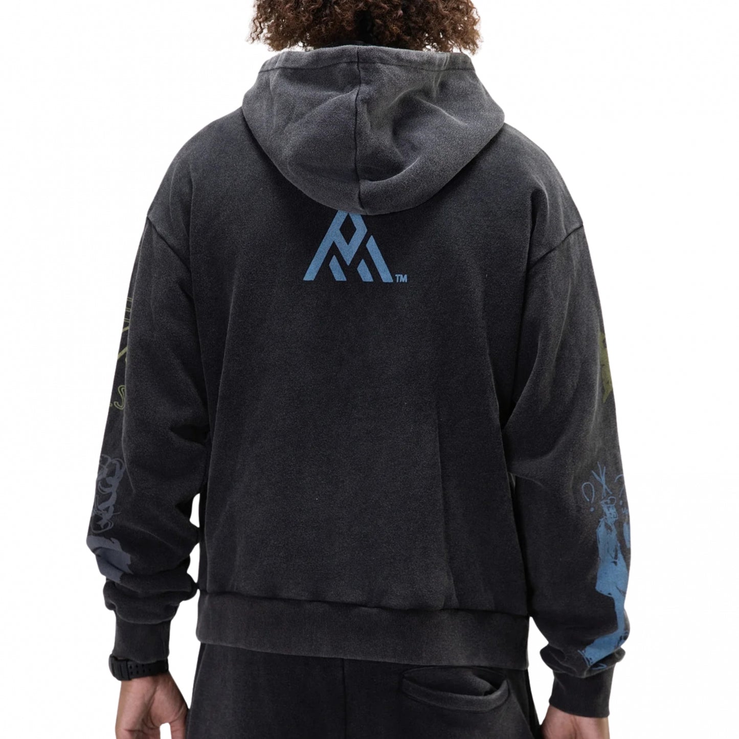 Felpa Paper Money International Zip Hoodie NERO