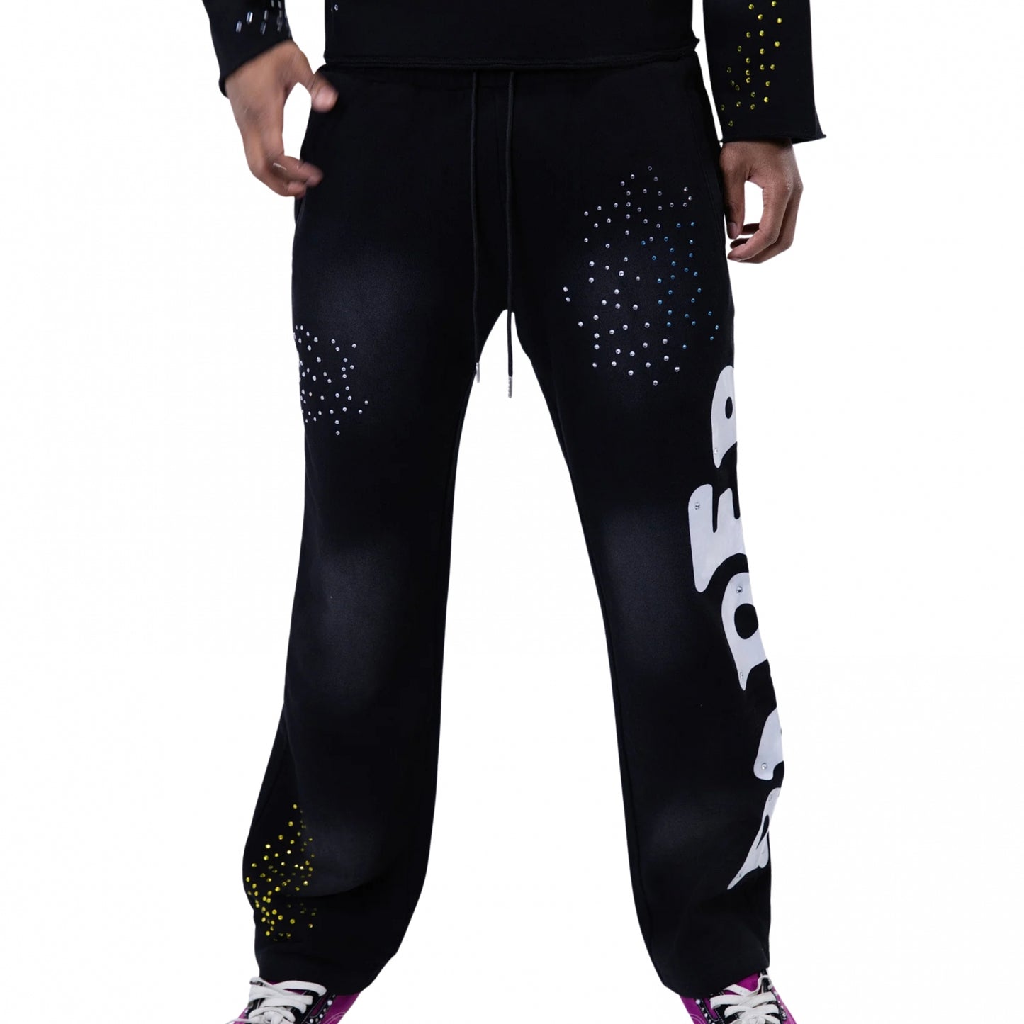 Pantalone Paper Money Paper Sweatpants NERO