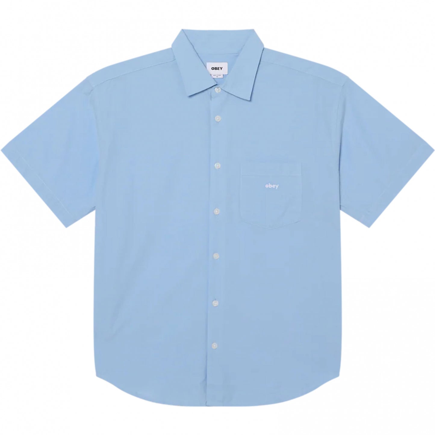 Camicia Obey Bigwig Jamie Woven BLU
