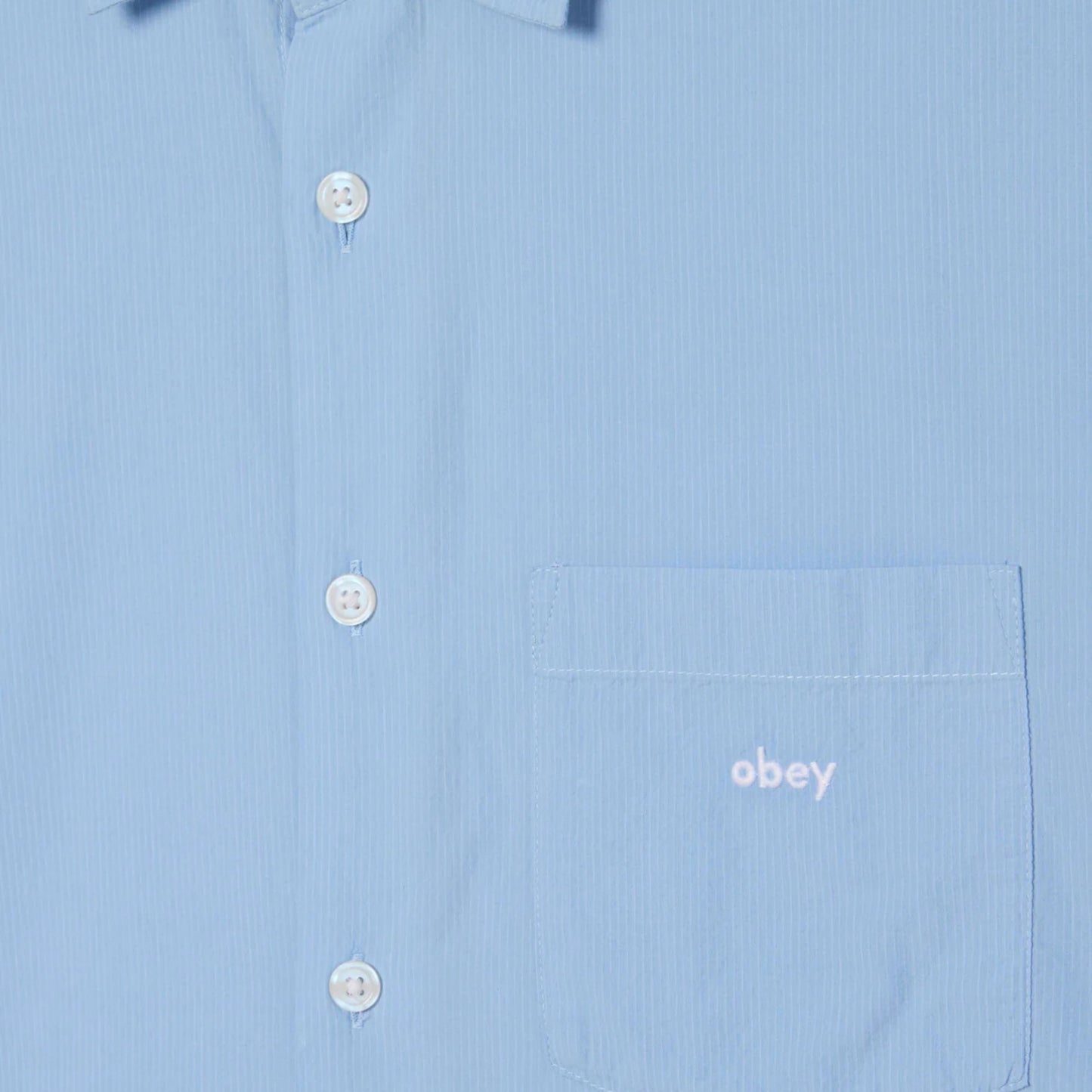 Camicia Obey Bigwig Jamie Woven BLU