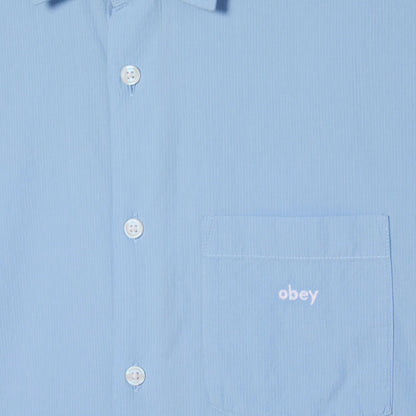 Camicia Obey Bigwig Jamie Woven BLU