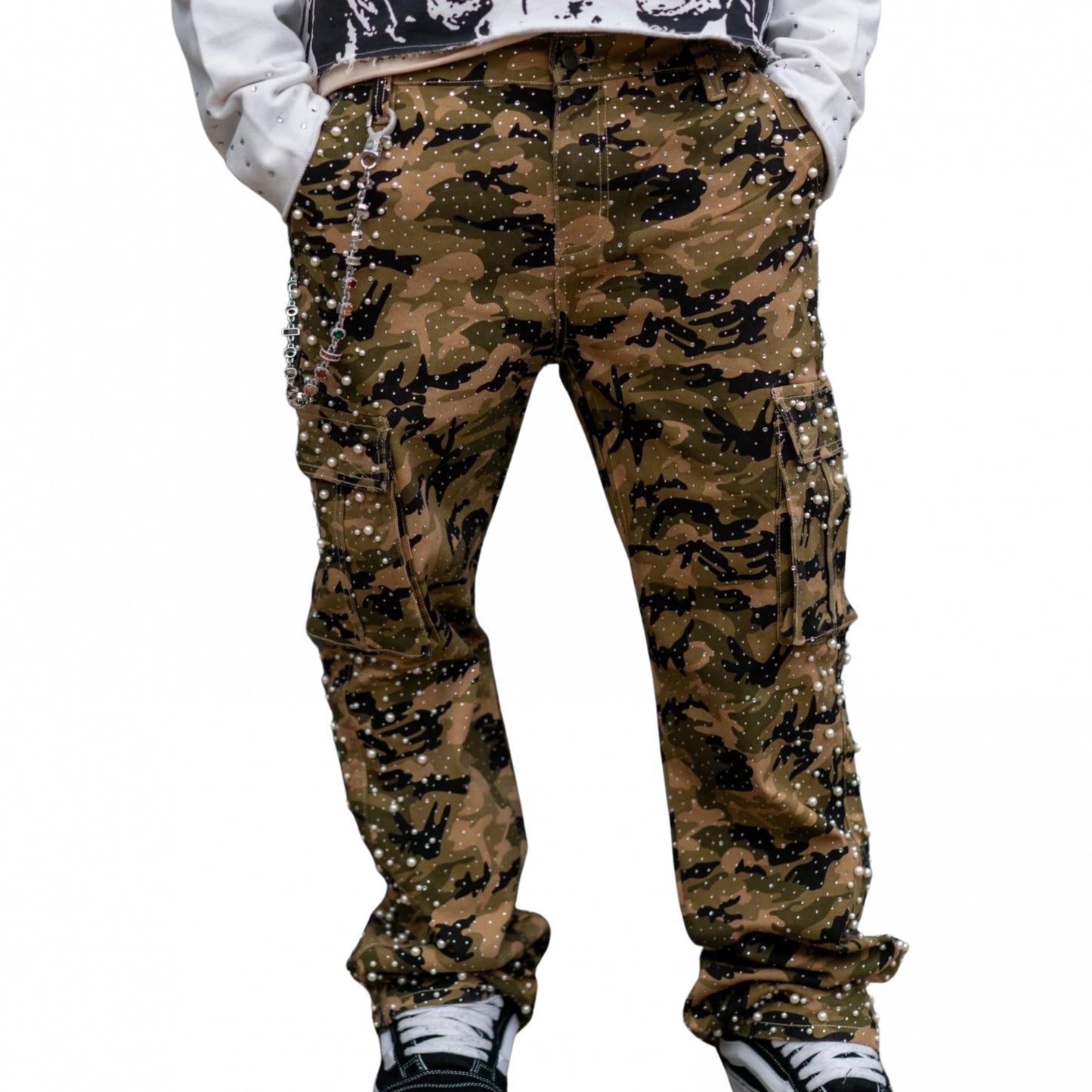 Pantalone Paper Money Pearl Crystal Camo Pants CAMOUFLAGE