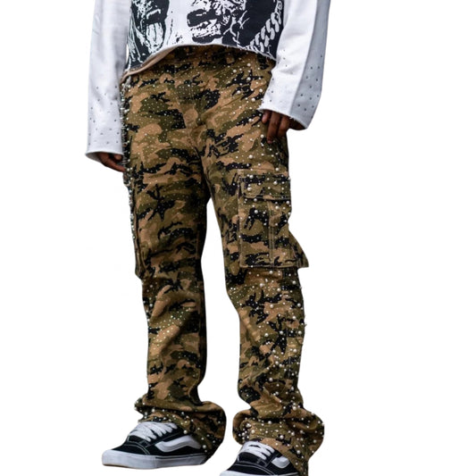 Pantalone Paper Money Pearl Crystal Camo Pants CAMOUFLAGE