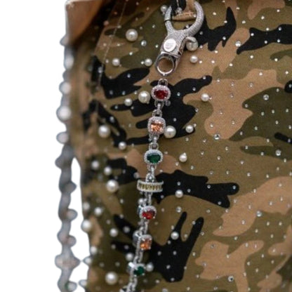Pantalone Paper Money Pearl Crystal Camo Pants CAMOUFLAGE
