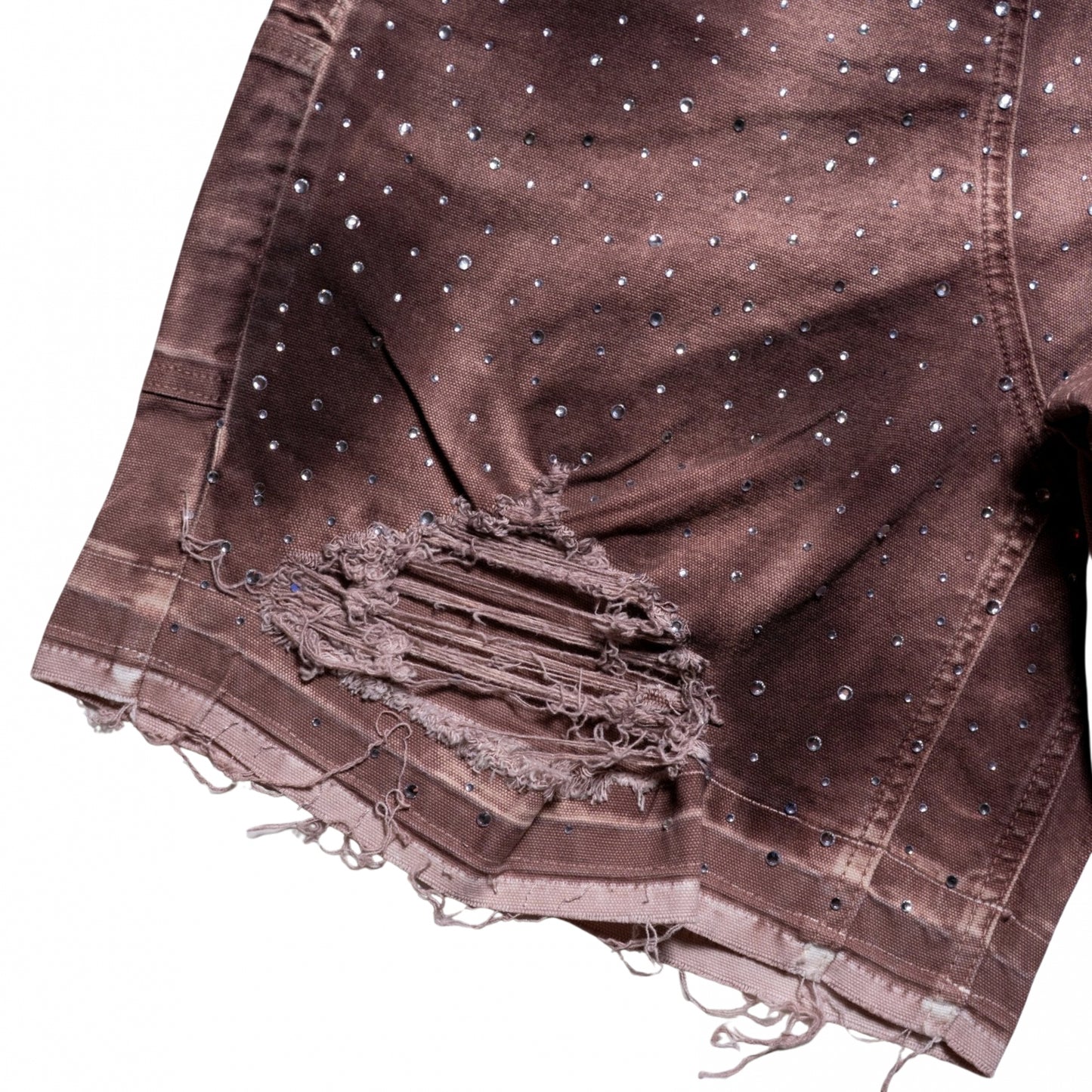 Pantaloncino Paper Money Crystalized Short BORDEAUX