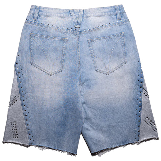 Short Paper Money Sweat Jorts BLU