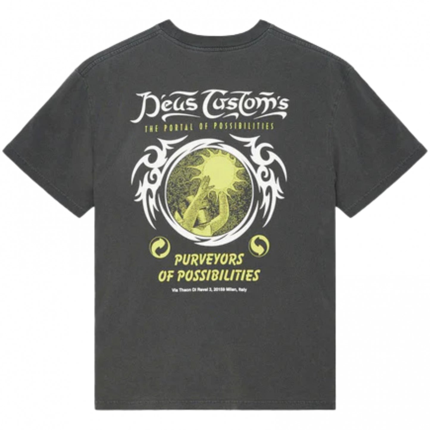 Maglietta Deus Ex Machina Out Of Reach Tee NERO