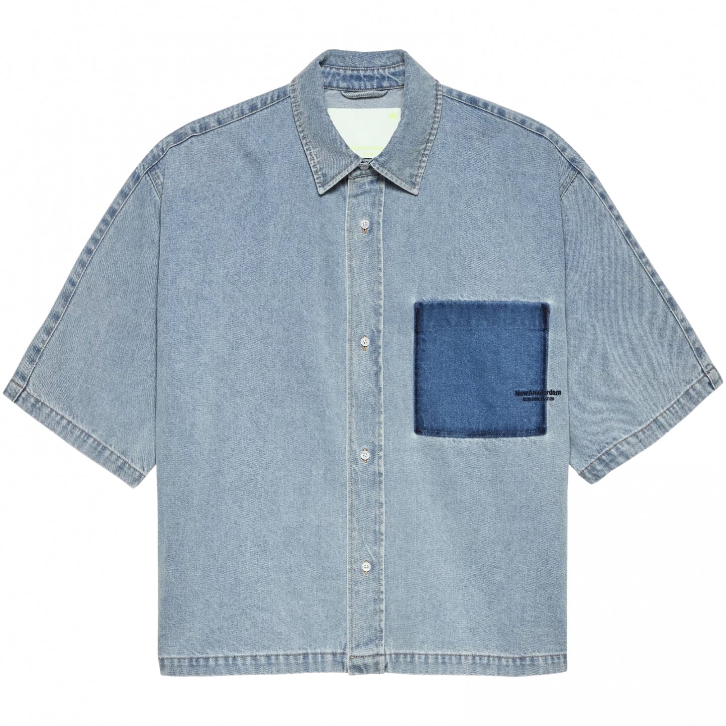Camicia NASA Lyocell Short Sleeves BLU