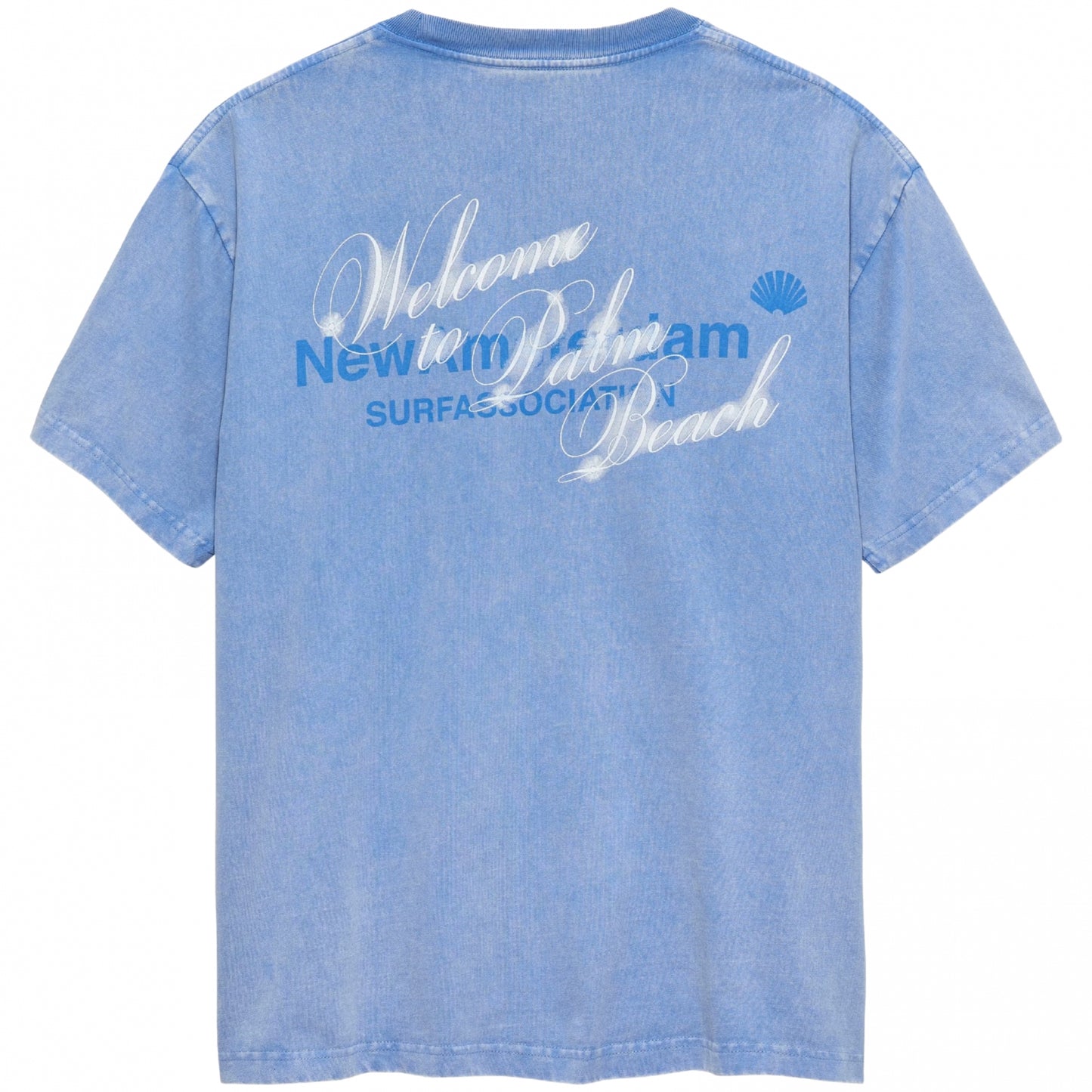 Maglietta NASA Welcome To Palm Beach Tee BLU