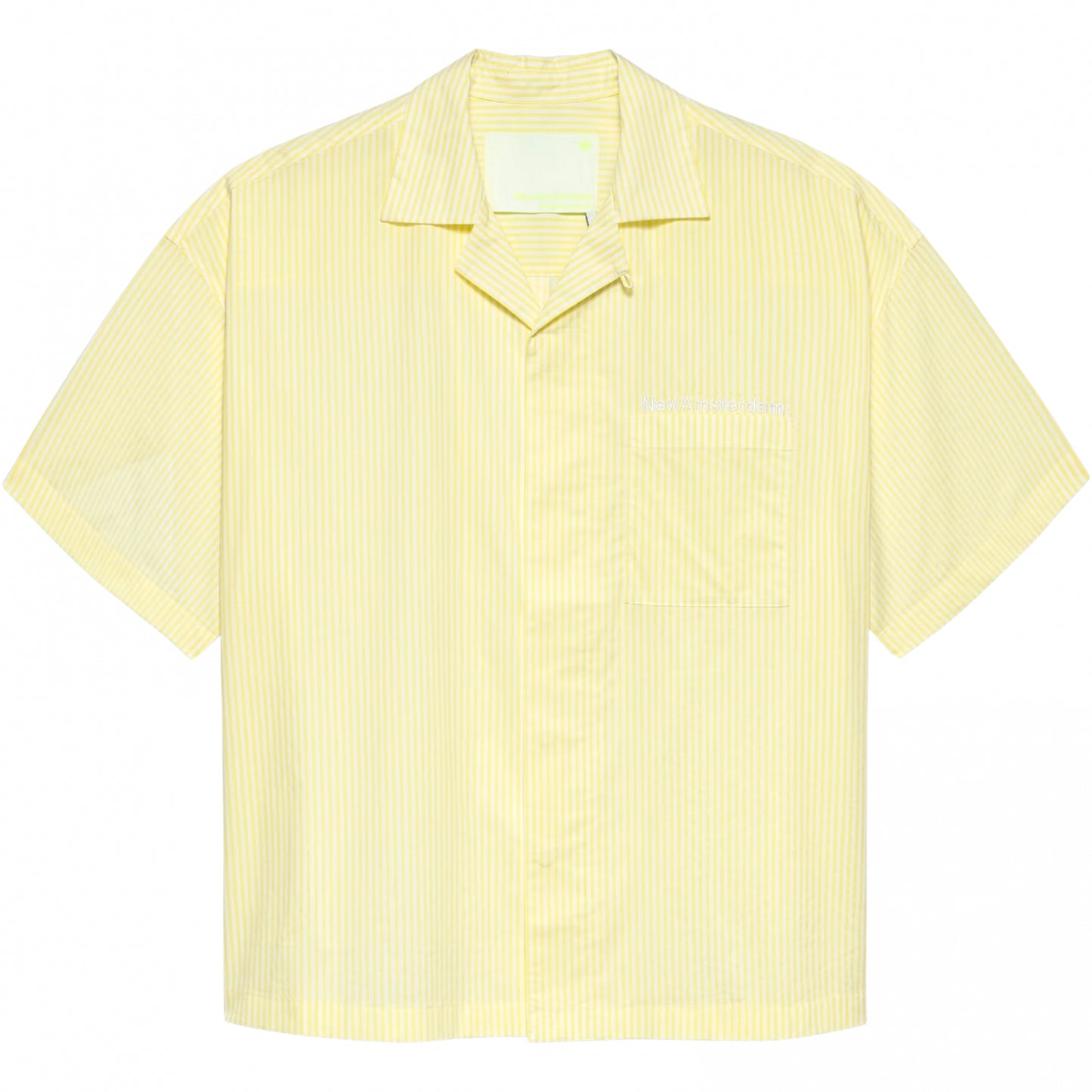 Camicia NASA WIJK Shirt Short Sleeves GIALLO