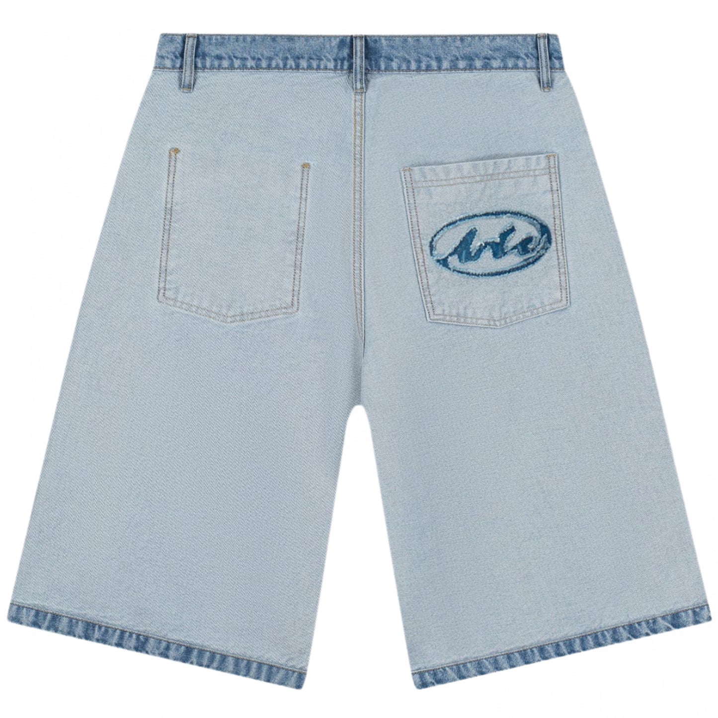 Panalocino Arte Denim Inside-Out Shorts