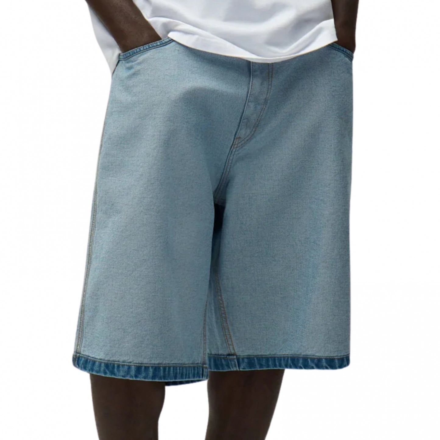 Panalocino Arte Denim Inside-Out Shorts
