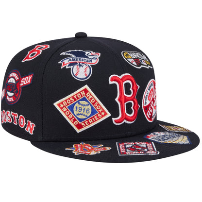 Cappello New Era 59Fifty All Over 28040 BOSRED
